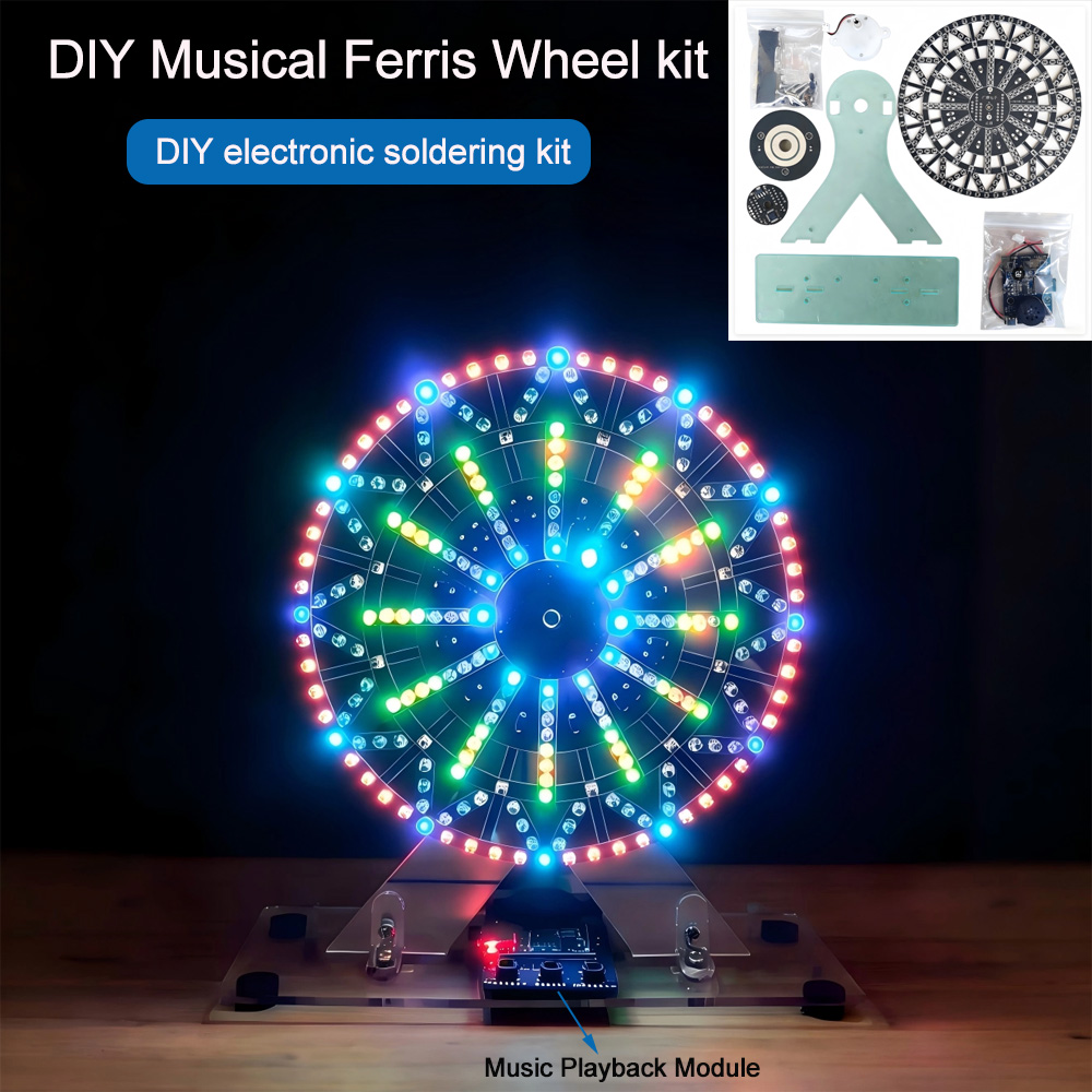 Electronics Project Kit - مجموعة أدوات إلكترونية للتركيب الذاتي: عجلة
