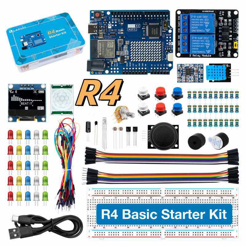 Microcontroller Kit - مجموعة أدوات تطوير UNO R4 المتوافقة