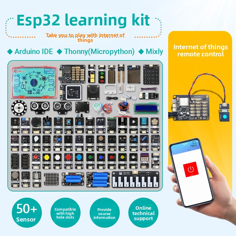 Iot Kit Beginner - لوحة تطوير ESP32 للمبتدئين في إنترنت