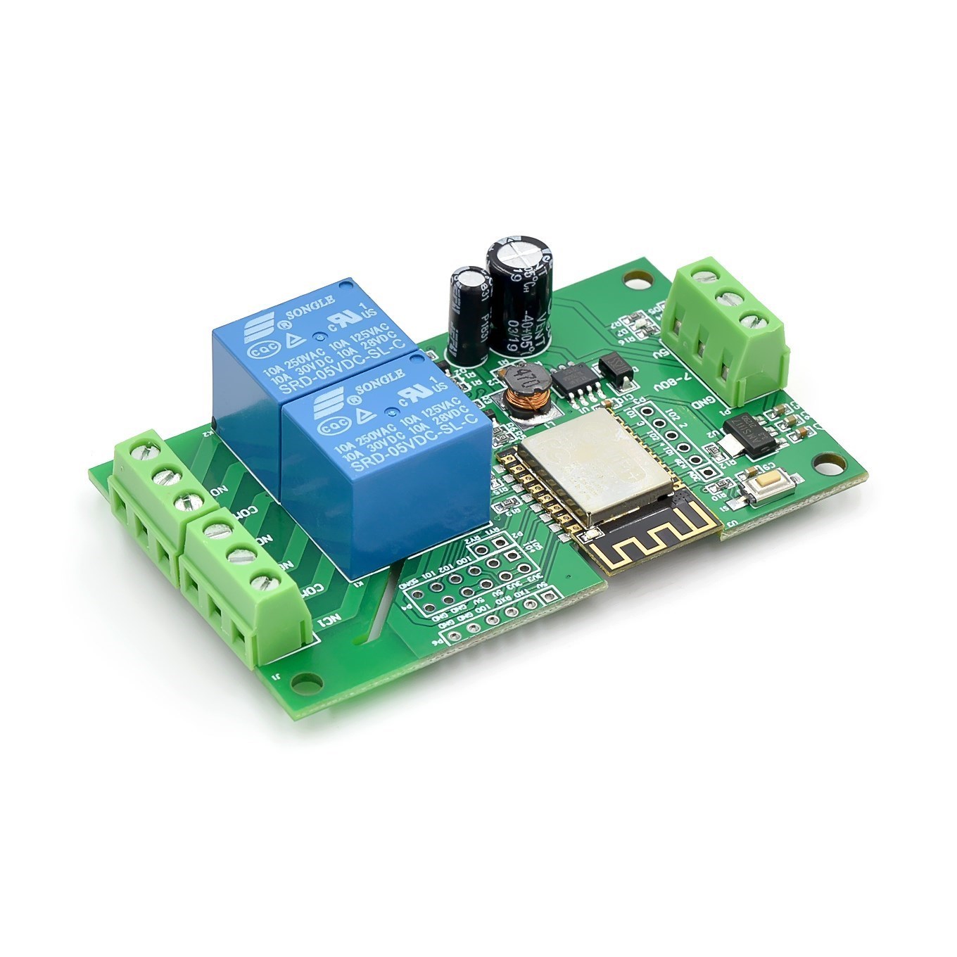 Esp8266 Relay Module - وحدة ترحيل لاسلكية واي فاي ،