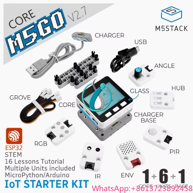 Iot Kit Beginner - منتج جديد رسمي M5Stack M5GO IoT