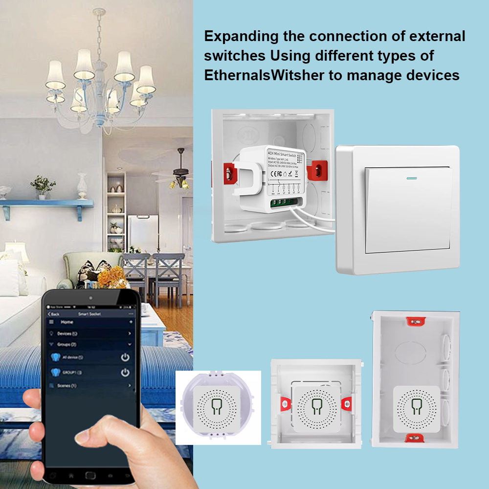 مفتاح ذكي واي فاي من تويا بـ 1 - مراجعة Smart Light Switch Wifi وسعره