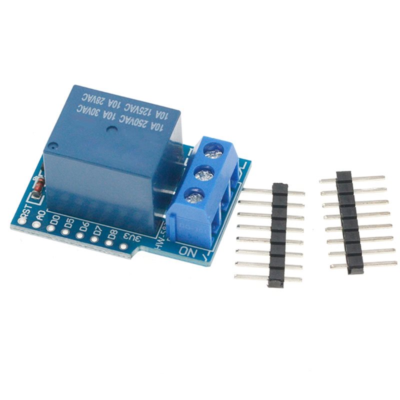 AS95-وحدة ريلاي Wemos D1 Mini  - مراجعة Esp8266 Relay Module وسعره