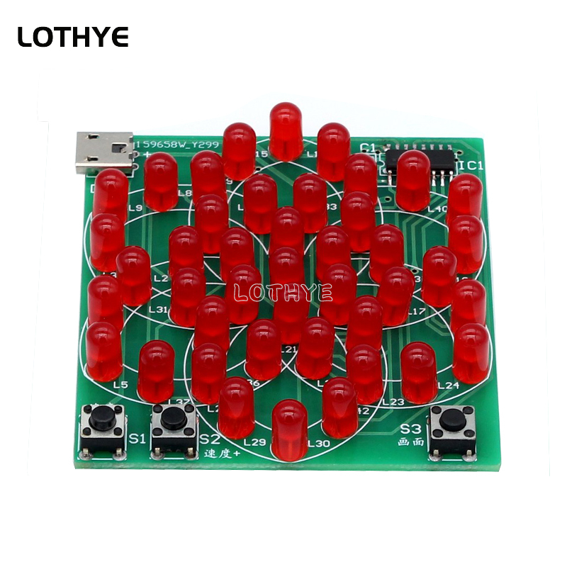 LED طاحونة الإلكترونية مع ضوء  - مراجعة Electronics Project Kit وسعره