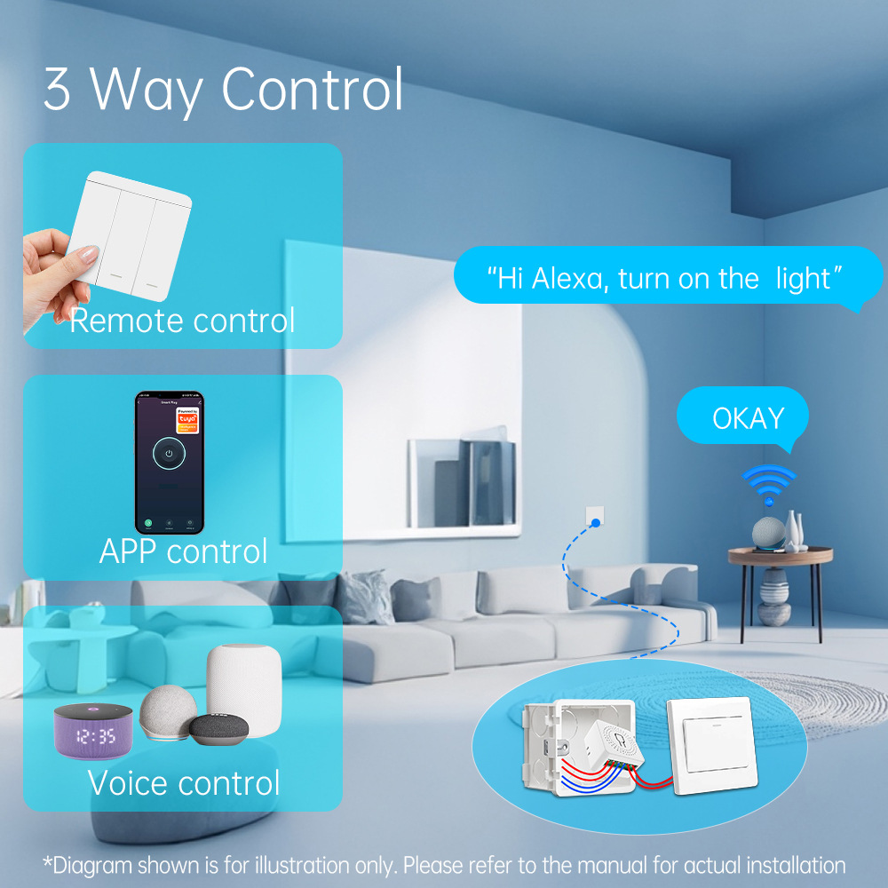 مفتاح إضاءة ذكي واي فاي من توي - مراجعة Smart Light Switch Wifi وسعره