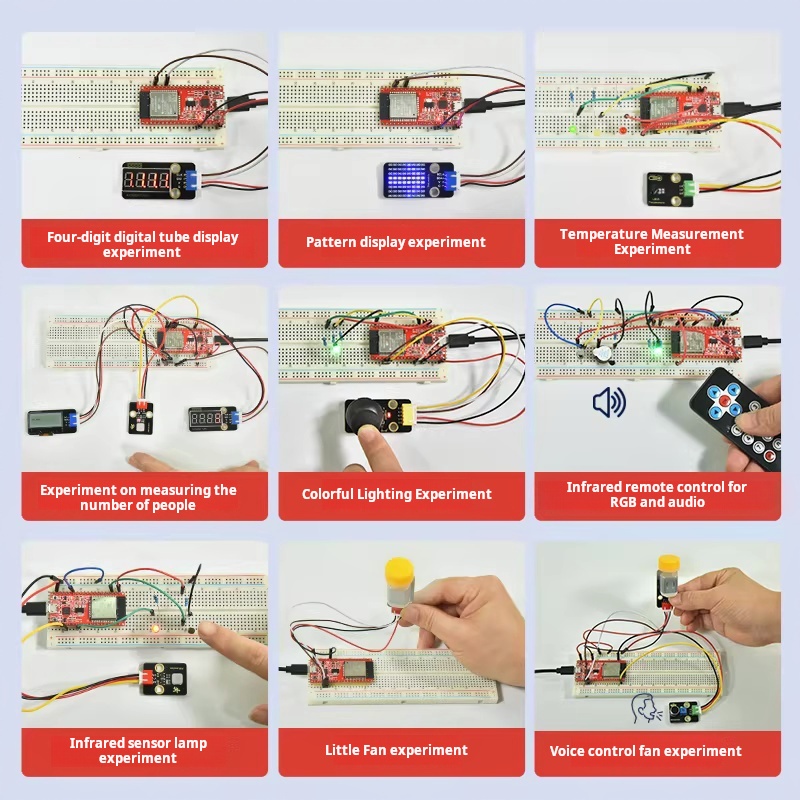 لوحة تطوير ESP-32، مجموعة تعلي - مراجعة Iot Kit Beginner وسعره