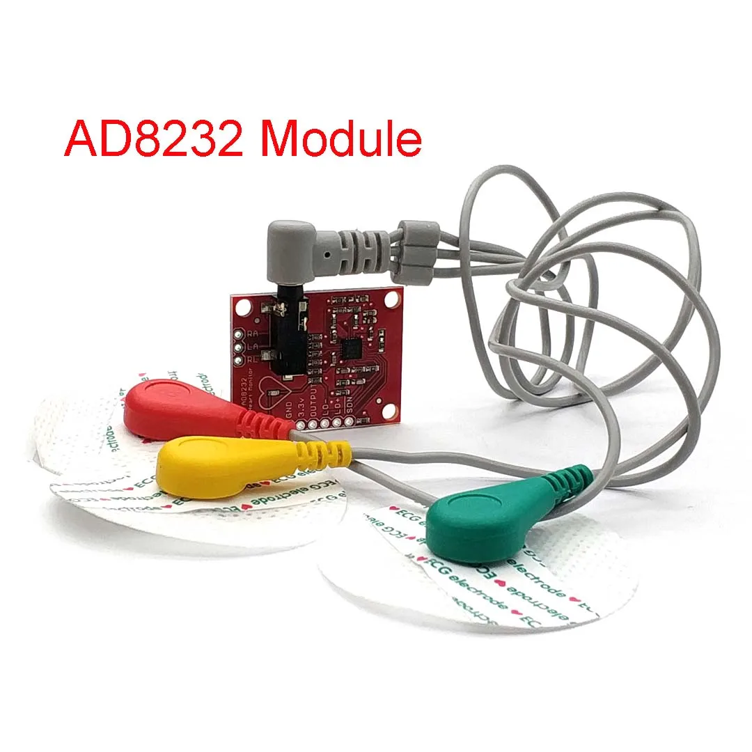 وحدة تخطيط القلب AD8232 Ecg قي - مراجعة Sensor Kit Arduino وسعره