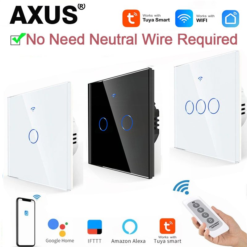 مفاتيح إضاءة ذكية من AXUS EU ت - مراجعة Smart Light Switch Wifi وسعره
