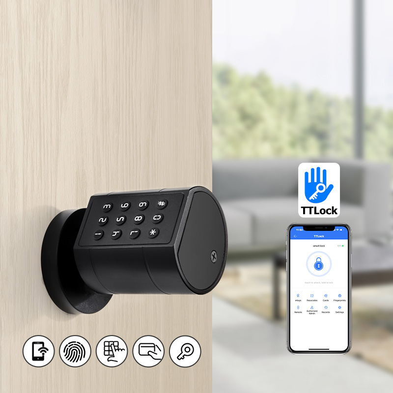 قفل باب أسطواني أوروبي ذكي ttl - مراجعة Smart Door Lock Wifi وسعره