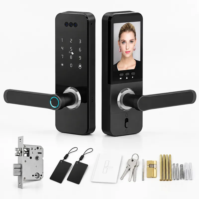 قفل ذكي إلكتروني متعدد الوظائف - مراجعة Smart Door Lock Wifi وسعره