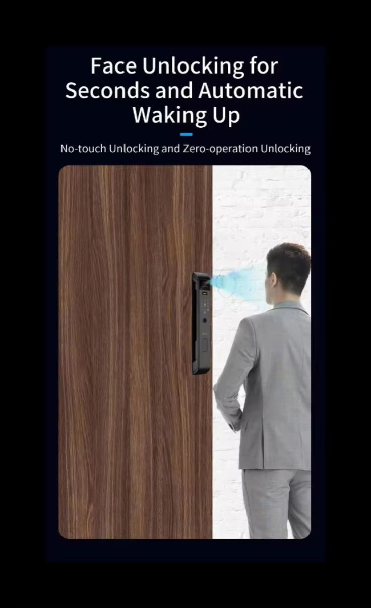قفل باب ذكي من إنريكي ويشوم مع - مراجعة Smart Door Lock Wifi وسعره
