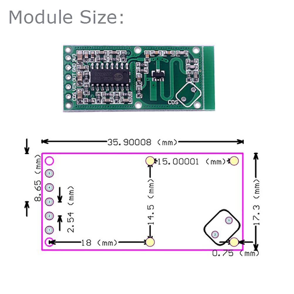 5 قطعة RCWL-0516 مستشعر كشف ال - مراجعة Esp8266 Relay Module وسعره