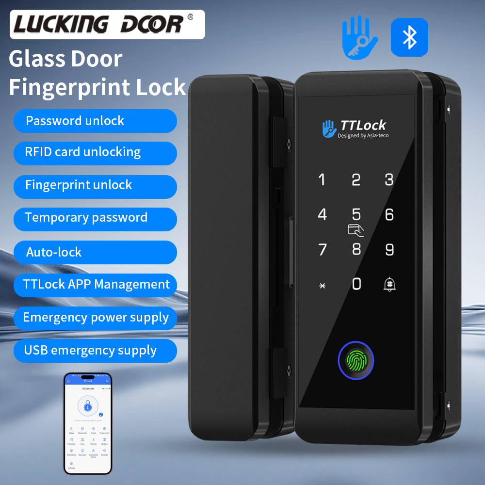 قفل زجاجي ذكي من TTLOCK مع خاص - مراجعة Smart Door Lock Wifi وسعره